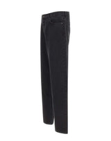 OFF-WHITE Jeans "Half Arrow" BLACK Uomo 
