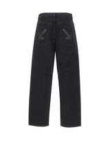 OFF-WHITE Jeans "Half Arrow" BLACK Uomo 