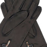 PAUL SMITH Guanti in pelle con profili a righe BLACK Uomo 