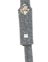 PAUL SMITH Cravatta in lana Donegal GREY Uomo 
