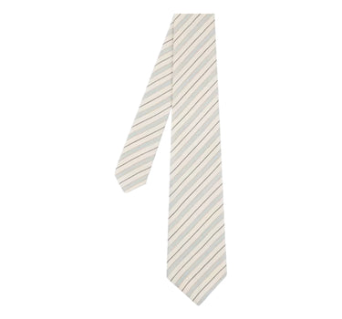 PAUL SMITH Cravatta "Shirting Stripe" WHITE Uomo 