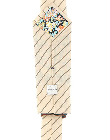 PAUL SMITH Cravatta "Shirting Stripe" BEIGE Uomo 