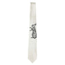 PAUL SMITH Cravatta in seta con coniglio jacquard GREY Uomo 