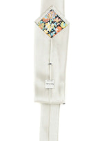 PAUL SMITH Cravatta in seta con coniglio jacquard GREY Uomo 