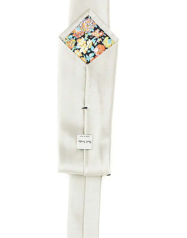 PAUL SMITH Cravatta in seta con coniglio jacquard GREY Uomo 