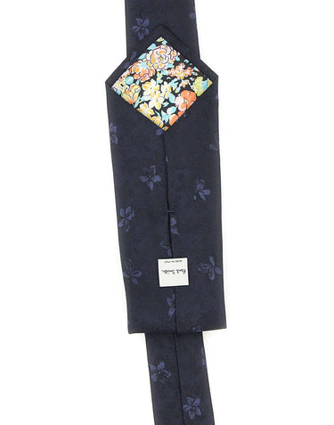 PAUL SMITH Cravatta in seta con fantasia floreale BLUE Uomo 