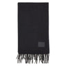PAUL SMITH Sciarpa in cashmere con logo BLACK Uomo 