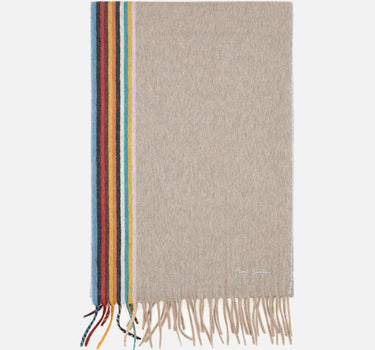 PAUL SMITH "Scarf sig woven edge" BEIGE Uomo 