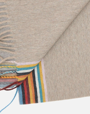 PAUL SMITH "Scarf sig woven edge" BEIGE Uomo 