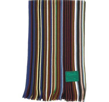 PAUL SMITH Sciarpa "Iver Stripe" MULTICOLOR Uomo 