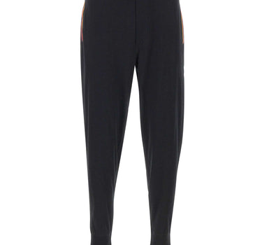 PAUL SMITH Pantaloni in jersey di cotone BLACK Uomo 