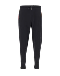 PAUL SMITH Pantaloni in jersey di cotone BLACK Uomo 