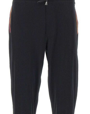 PAUL SMITH Pantaloni in jersey di cotone BLACK Uomo 