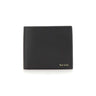 PAUL SMITH Portafogli in pelle con interno "Signature Stripe" BLACK Uomo 
