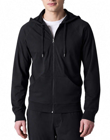 PAUL SMITH Felpa con cappuccio in jersey di cotone BLACK Uomo 