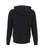 PAUL SMITH Felpa con cappuccio in jersey di cotone BLACK Uomo 