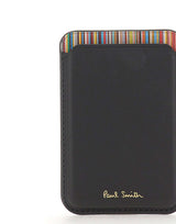 PAUL SMITH Portacarte in pelle per iPhone MagSafe BLACK Uomo 