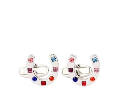 PAUL SMITH Gemelli "Ferro di cavallo portafortuna" SILVER Uomo 