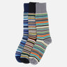 PAUL SMITH Set 3 paia di calze in cotone MULTICOLOR Uomo 