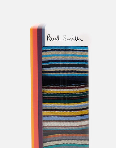PAUL SMITH Set 3 paia di calze in cotone MULTICOLOR Uomo 