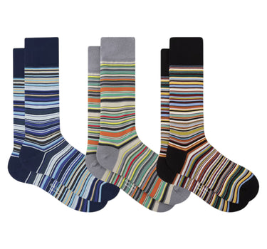 PAUL SMITH Set 3 Pack "Sock Cracker Sig" MULTICOLOR Uomo 