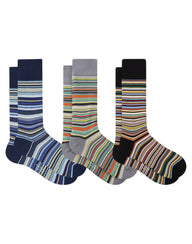 PAUL SMITH Set 3 Pack "Sock Cracker Sig" MULTICOLOR Uomo 