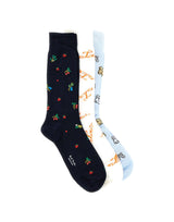PAUL SMITH Set 3 paia di calze a fantasia MULTICOLOR Uomo 