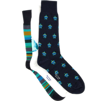 PAUL SMITH Set 3 paia di calze a fantasia MULTICOLOR Uomo 