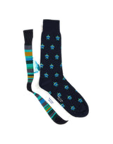 PAUL SMITH Set 3 paia di calze a fantasia MULTICOLOR Uomo 