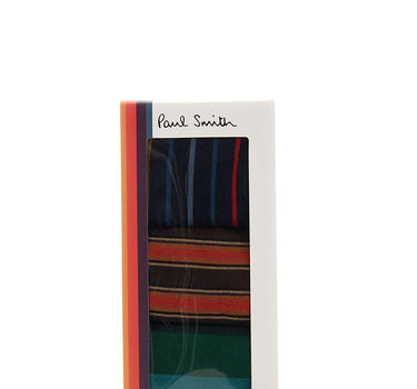 PAUL SMITH Set 3 paia di calze a righe MULTICOLOR Uomo 