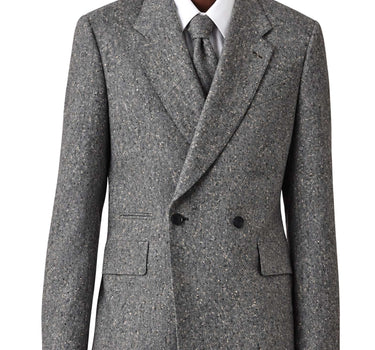 PAUL SMITH Blazer doppiopetto in lana Donegal GREY Uomo 