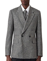 PAUL SMITH Blazer doppiopetto in lana Donegal GREY Uomo 