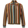 PAUL SMITH Cardigan con zip in lana "Signature Stripe" MULTICOLOR Uomo 