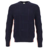 PAUL SMITH Maglione a trecce in lana merino BLUE Uomo 