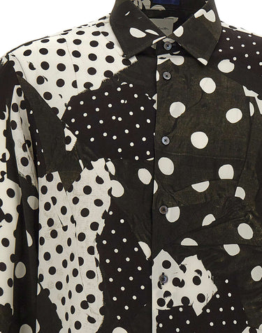 PAUL SMITH Camicia con stampa a pois MULTICOLOR Uomo 