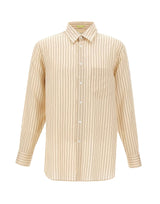 PAUL SMITH Camicia over a righe BEIGE Uomo 