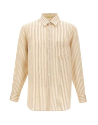 PAUL SMITH Camicia over a righe BEIGE Uomo 