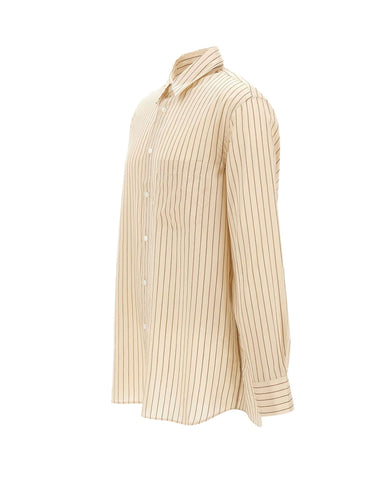 PAUL SMITH Camicia over a righe BEIGE Uomo 