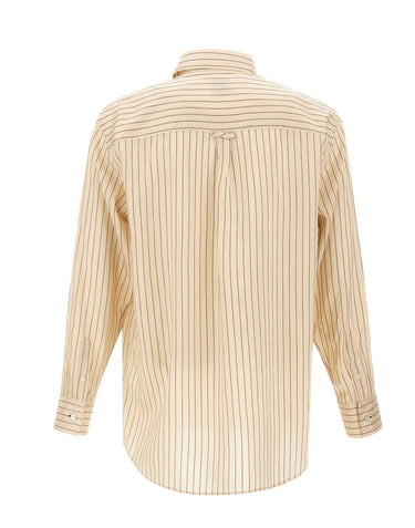 PAUL SMITH Camicia over a righe BEIGE Uomo 