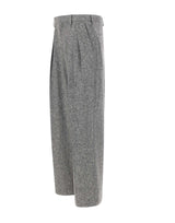 PAUL SMITH Pantaloni in lana Donegal GREY Uomo 