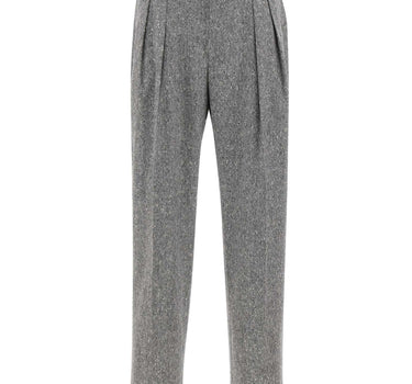 PAUL SMITH Pantaloni in lana Donegal GREY Uomo 