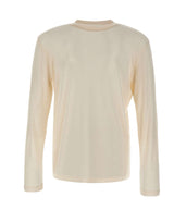 PAUL SMITH Maglia Henley in lana a costine WHITE Uomo 