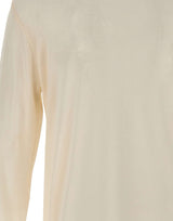 PAUL SMITH Maglia Henley in lana a costine WHITE Uomo 