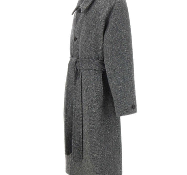 PAUL SMITH Cappotto in lana a righe MULTICOLOR Uomo 