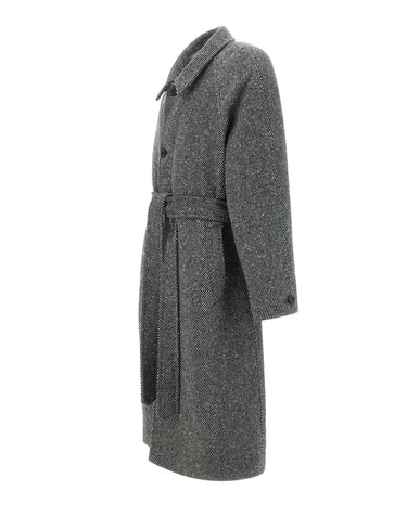 PAUL SMITH Cappotto in lana a righe MULTICOLOR Uomo 
