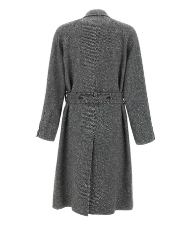 PAUL SMITH Cappotto in lana a righe MULTICOLOR Uomo 