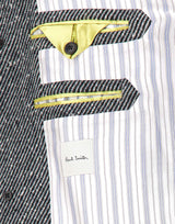 PAUL SMITH Cappotto in lana a righe MULTICOLOR Uomo 