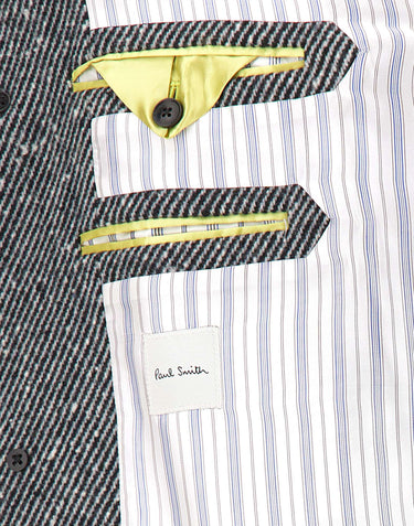 PAUL SMITH Cappotto in lana a righe MULTICOLOR Uomo 