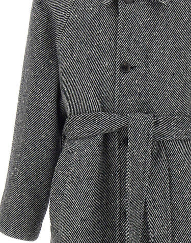 PAUL SMITH Cappotto in lana a righe MULTICOLOR Uomo 