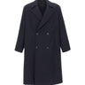 PAUL SMITH Cappotto doppiopetto oversize in twill di lana BLUE Uomo 
